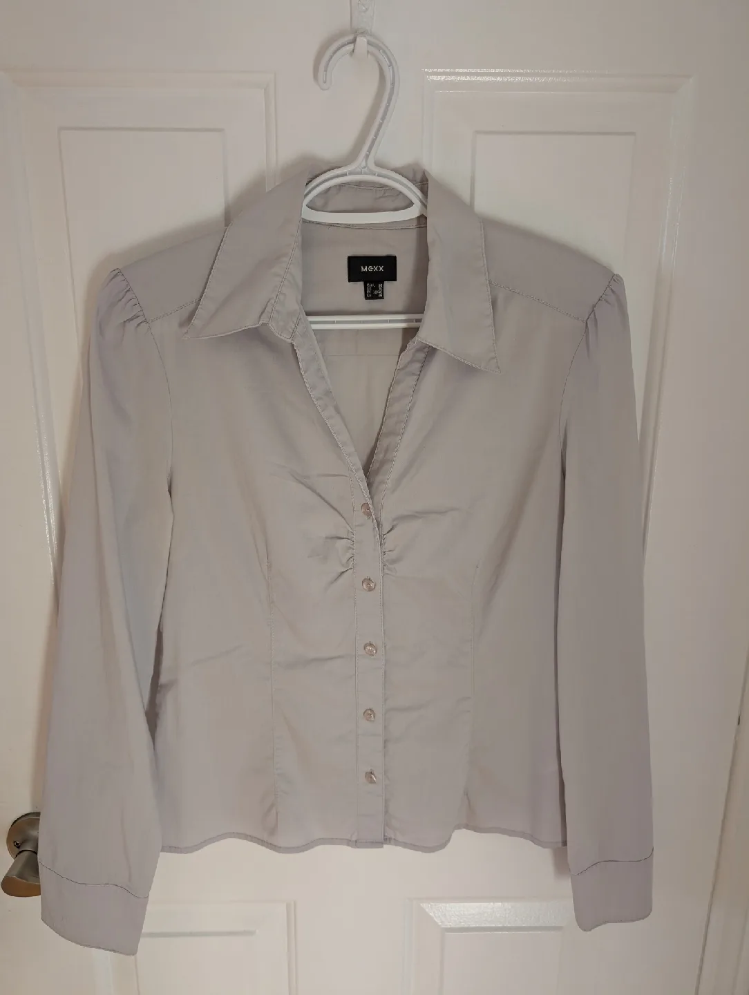 MEXX Women's Blouse - Size S - Light Grey thumbnail