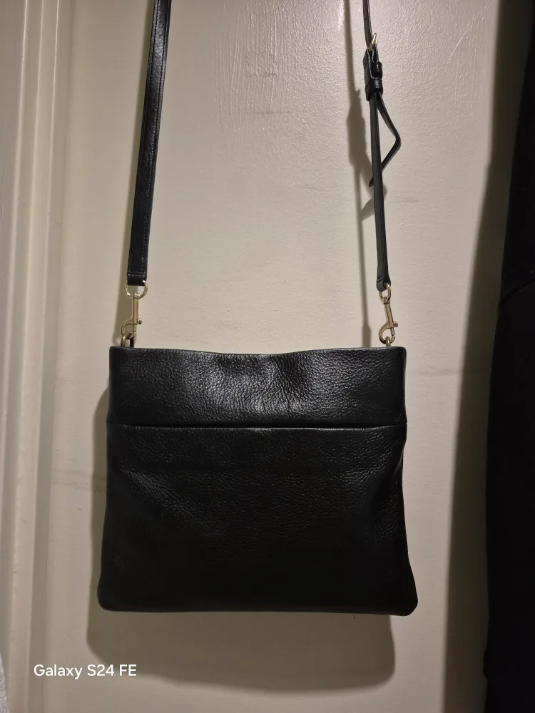 perfect  black  leather  crossbody  by  "The Sac" image indicator(3)
