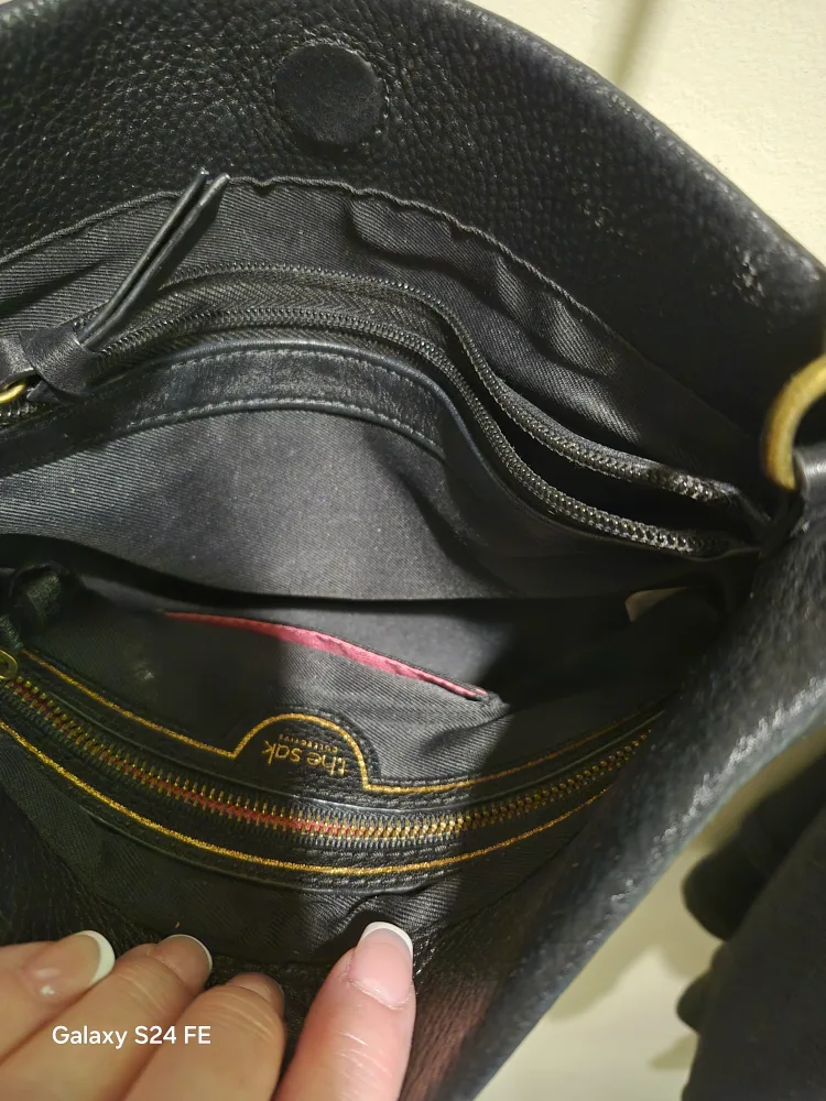 perfect  black  leather  crossbody  by  "The Sac" image indicator(4)