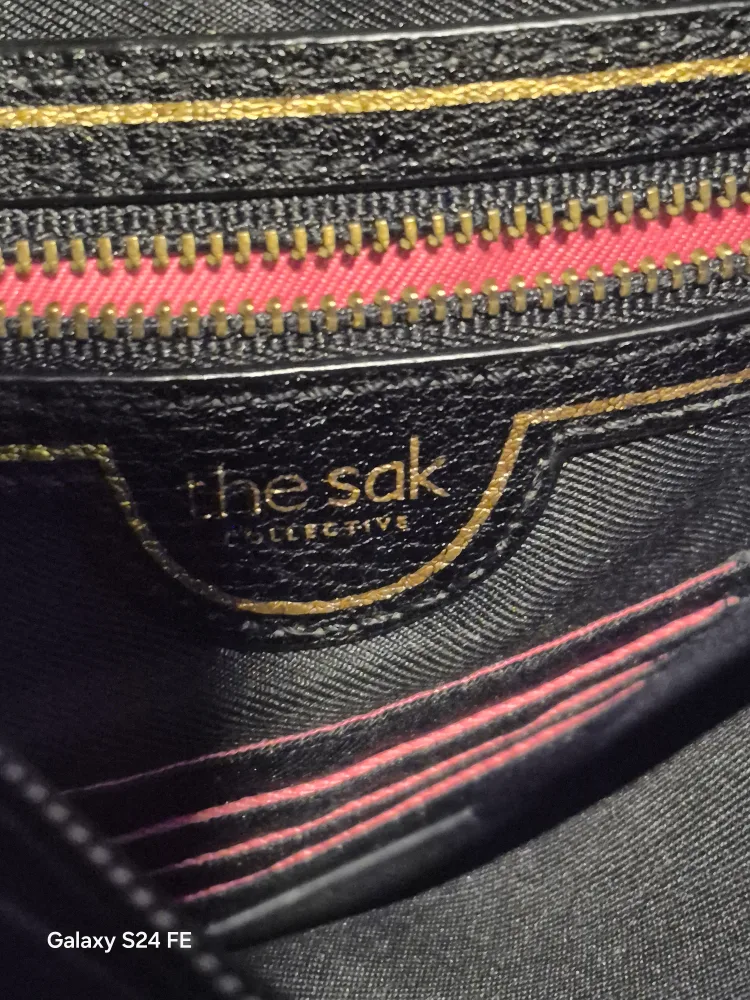 perfect  black  leather  crossbody  by  "The Sac" image indicator(5)