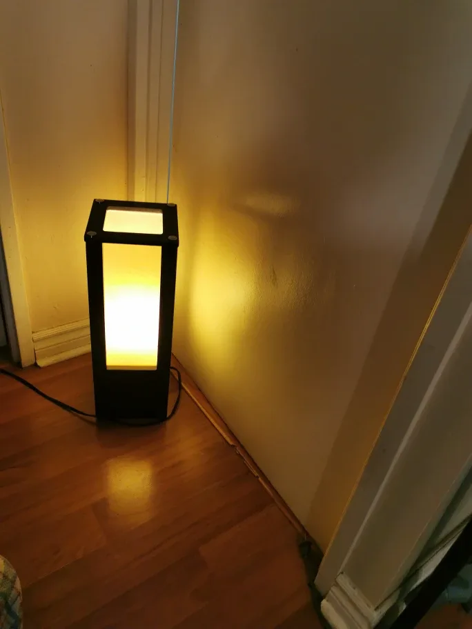 Black & Beige Accent Lamp image indicator(3)
