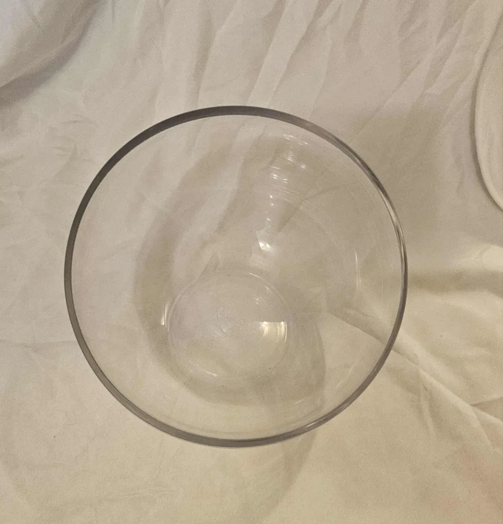 Small Tilted Glass Bowl Vase image indicator(5)