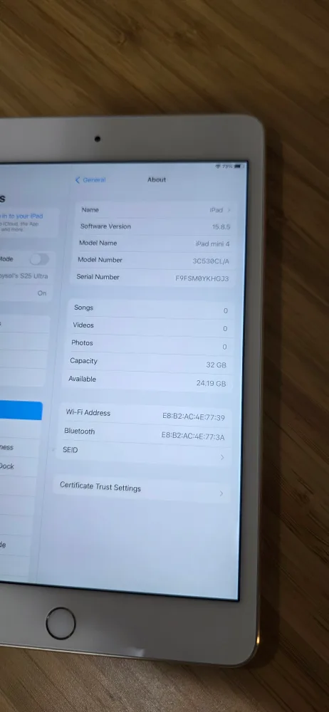 iPad mini 4, 32GB, image indicator(5)