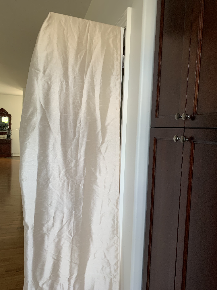 Beautiful off white curtain panels 4