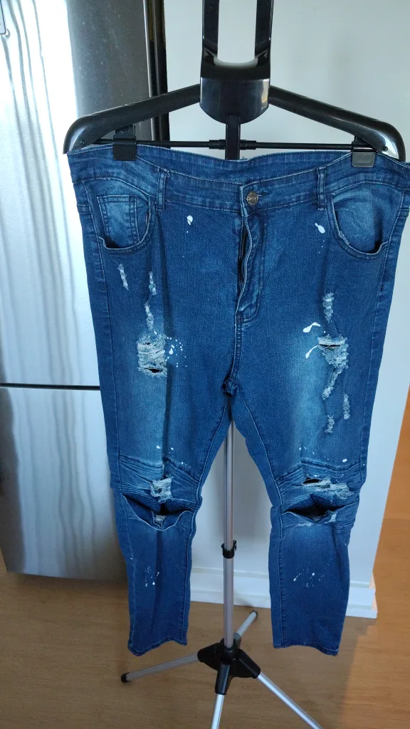 Distressed Blue Jeans thumbnail