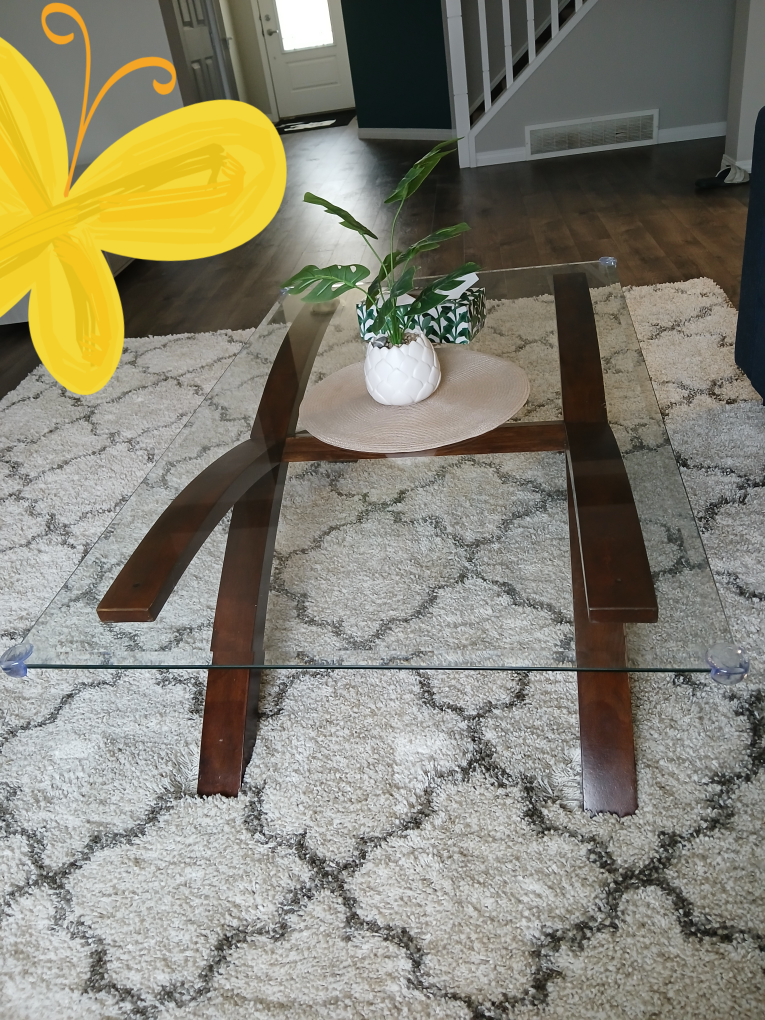 Glass Top Coffee Table - photo 2
