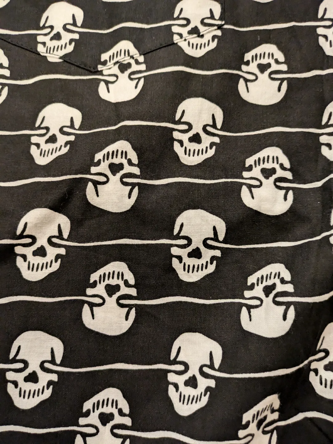 Skull Theme Button Down Shirt image indicator(2)