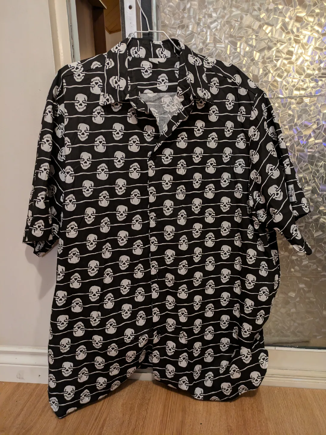Skull Theme Button Down Shirt image indicator(3)