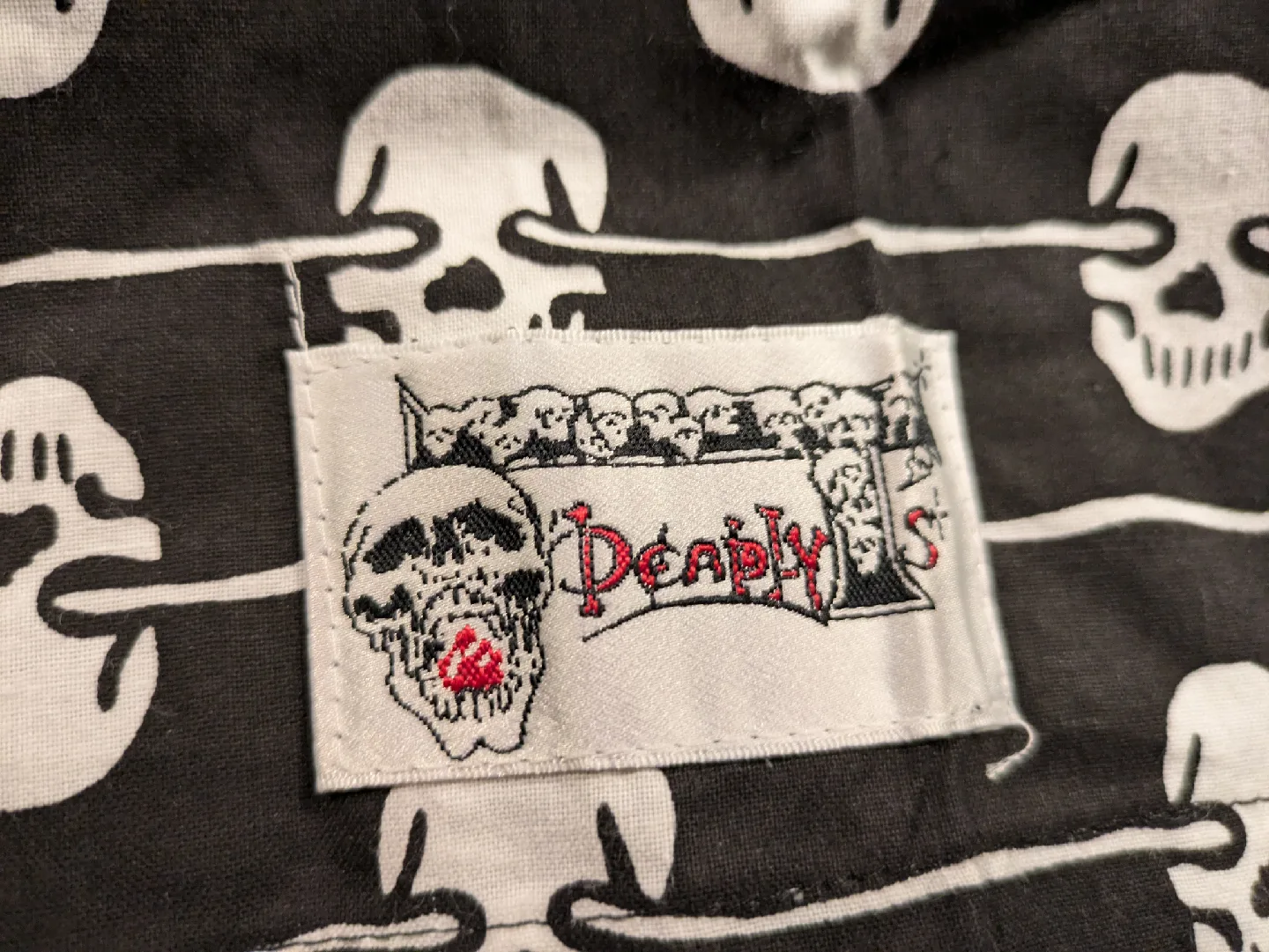 Skull Theme Button Down Shirt image indicator(6)