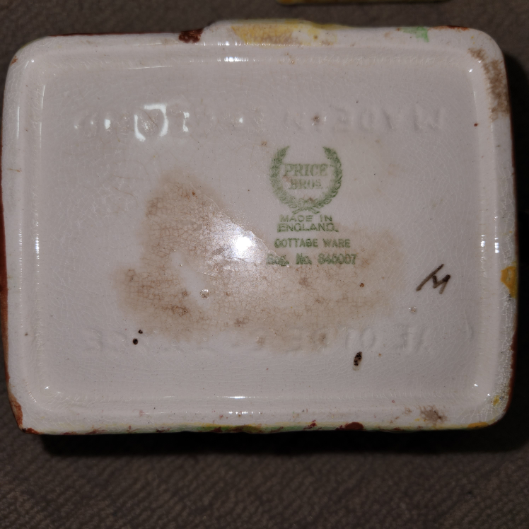 Price Bros Cottage Ware Teapot 1950s - photo 5