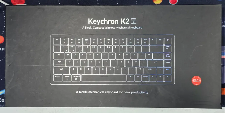 Keychron K2 Version 2 Wireless Mechanical Keyboard - Dark Grey image indicator(3)