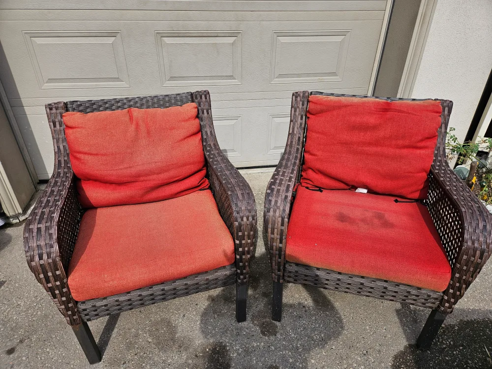 Wicker Patio Set - Loveseat & Chairs image indicator(4)