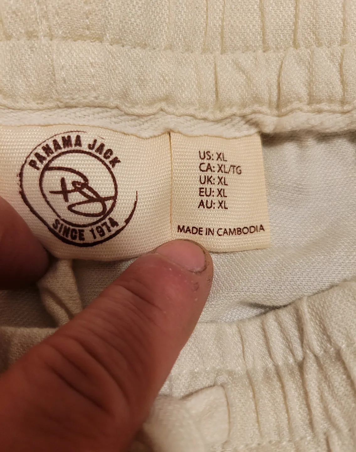 Panama Jack XL White Shorts (0385) image indicator(3)
