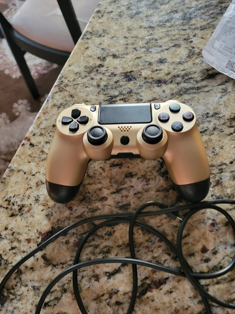 🥕PlayStation 4 DualShock 4 Gold Controller thumbnail
