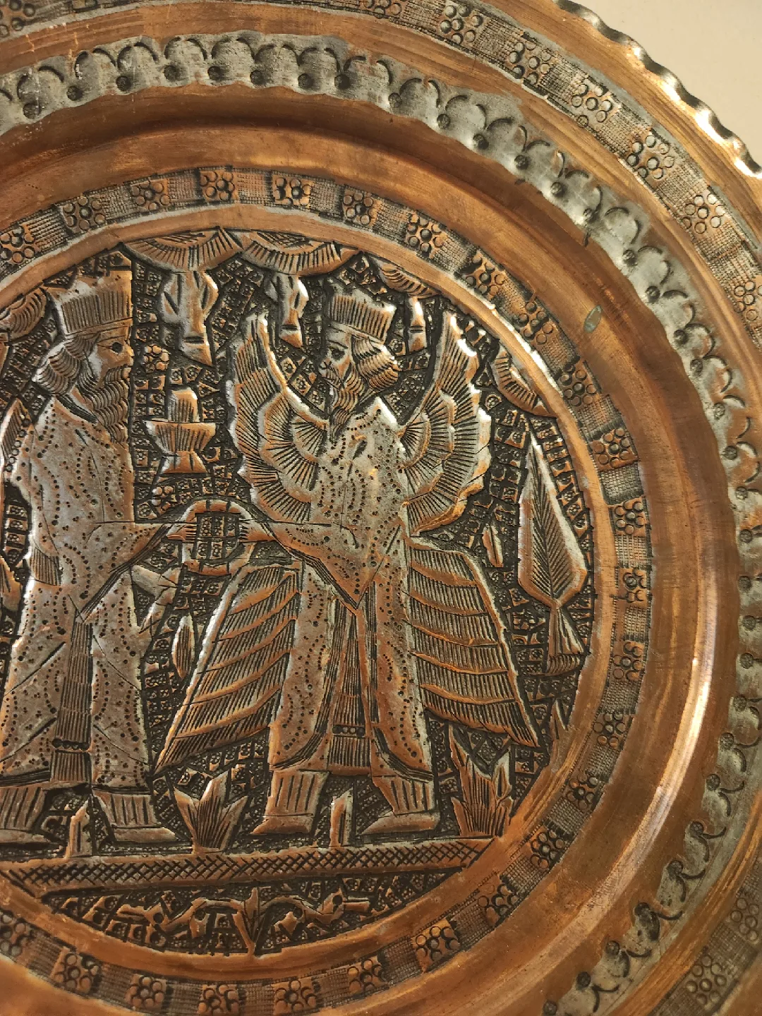 Vintage Copper Wall Plate image indicator(2)