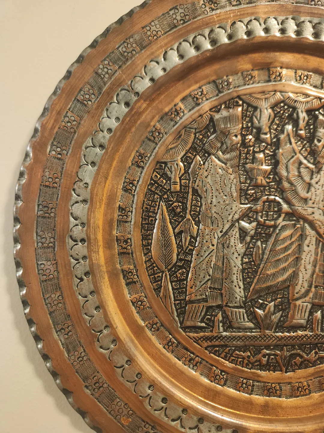 Vintage Copper Wall Plate image indicator(4)