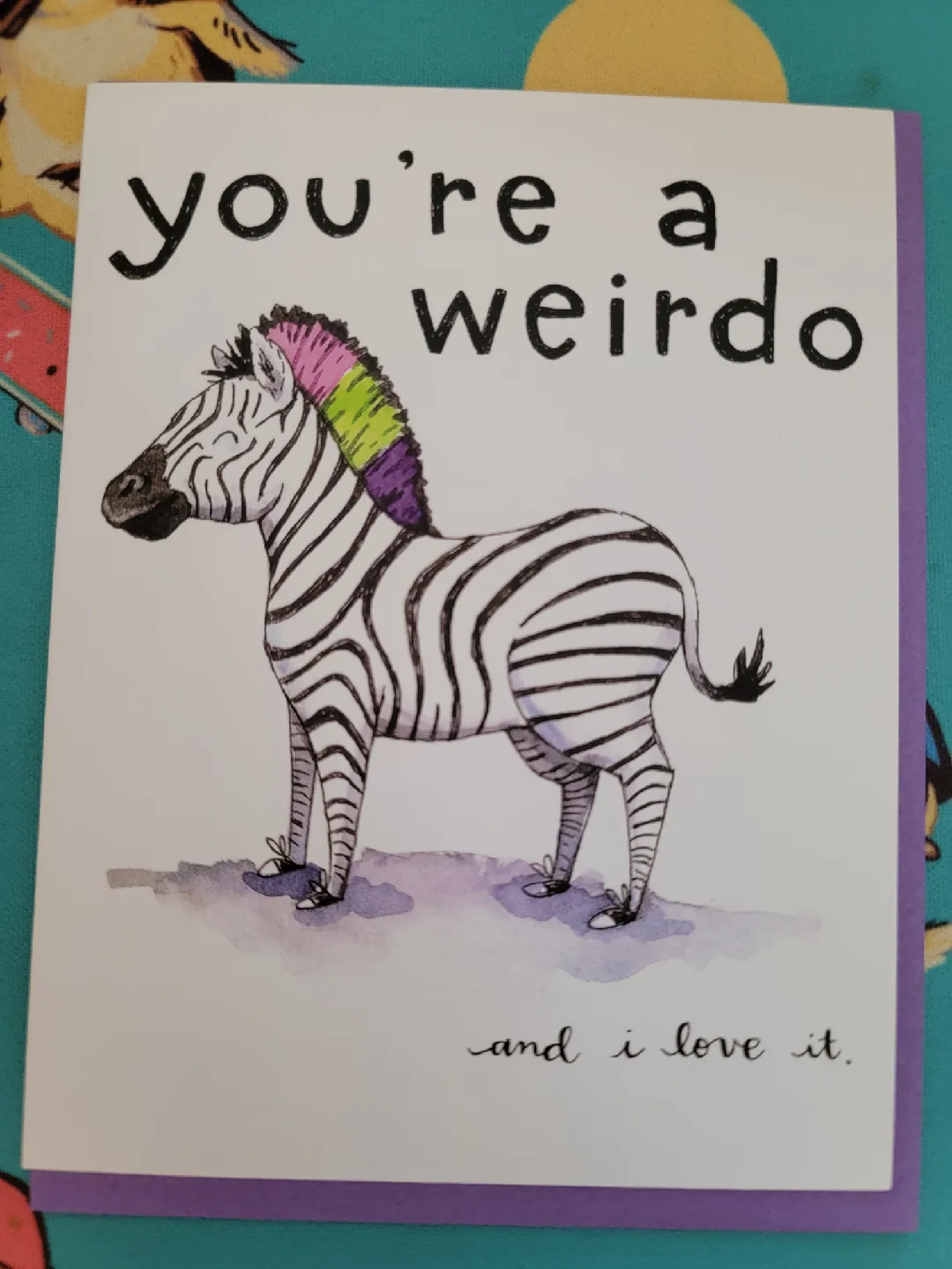 🥕 Paper Wilderness 'You're a Weirdo and i love it' Card thumbnail