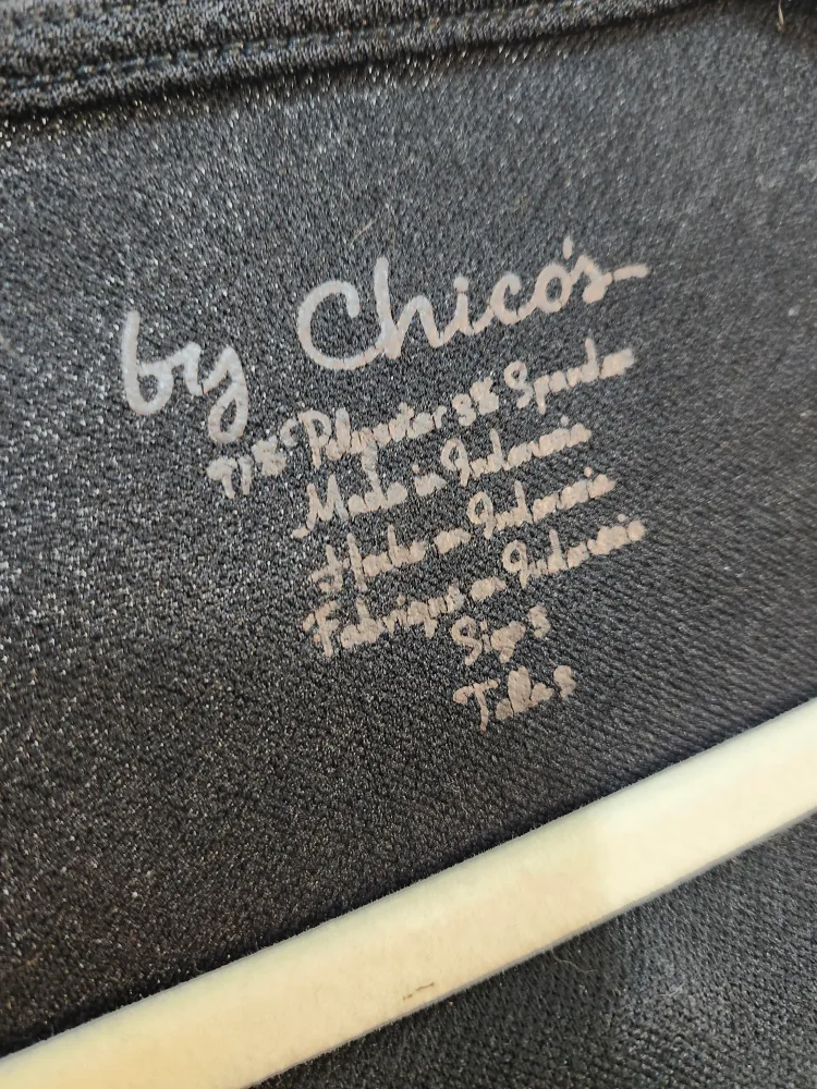 Chico's Black Blouse - Size 3 thumbnail