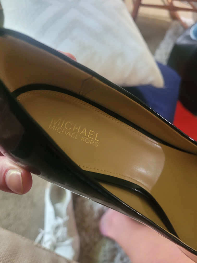 Michael Kors Black Patent Leather Heels