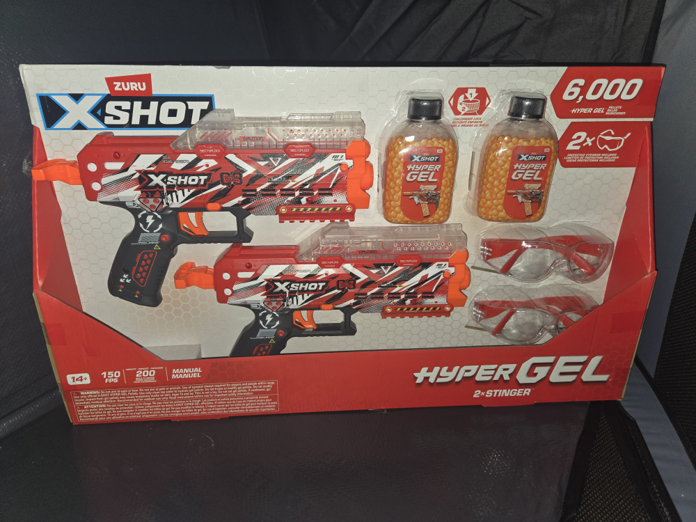 Zuru XShot Hyper Gel Stinger Blaster Set
