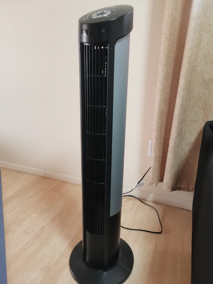 Tower Fan - Black and Grey
