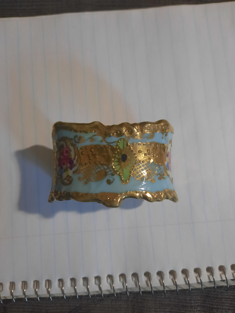 Vintage Floral Napkin Ring