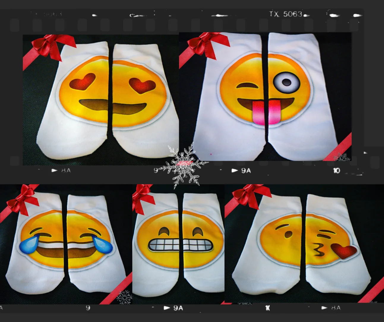 Emoji Socks - 5 Pairs, S image indicator(2)