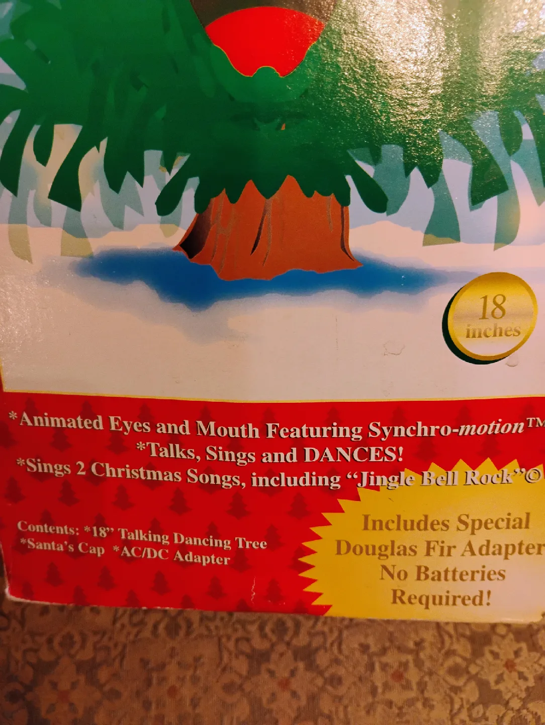 #Free Douglas Fir Dancing Christmas Tree 18" image indicator(2)