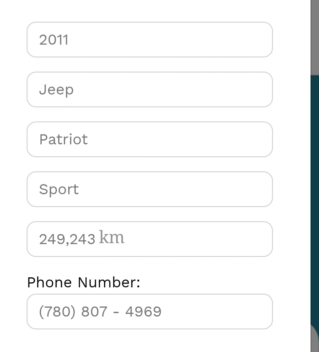 2011 Jeep Patriot Sport SUV - 249,243 km
