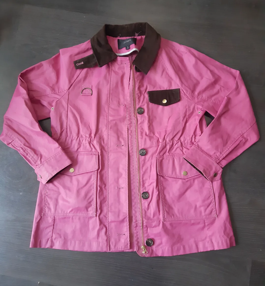 J.Crew Pink Jacket - Size M thumbnail