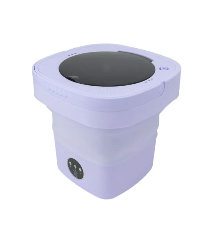 Portable Mini Folding Washing Machine - Purple image indicator(2)