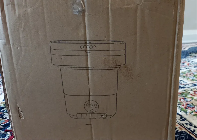 Portable Mini Folding Washing Machine - Purple image indicator(6)