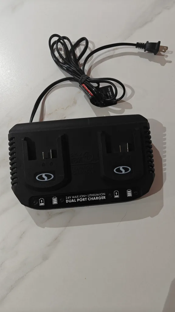 Snow Joe 24V Dual Port Battery Charger image indicator(3)