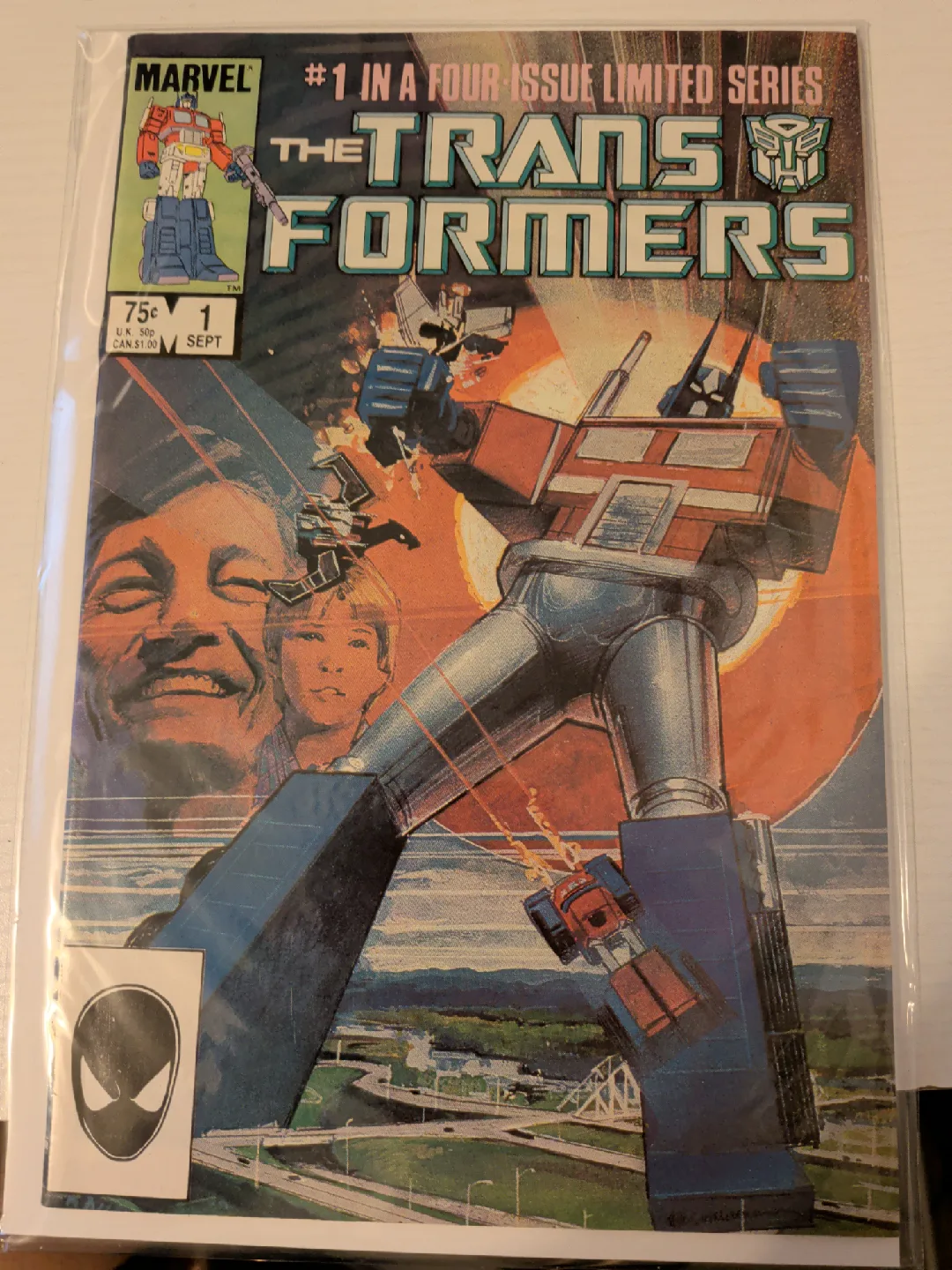 Marvel The Transformers #1 Comic Book thumbnail