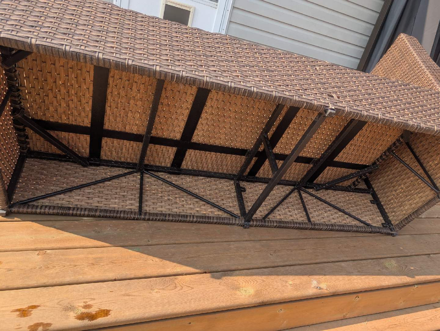 Wicker Outdoor Lounge Chair - photo 4