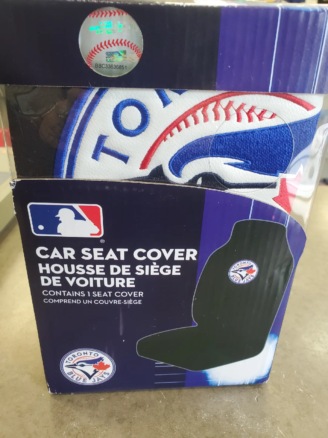 Toronto Blue Jays Car Seat Cover - New in Box! thumbnail