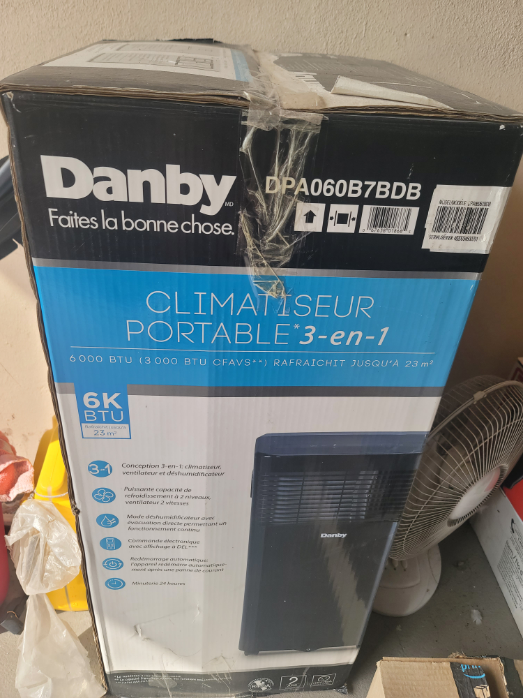 Danby 6000 BTU Portable Air Conditioner - photo 2