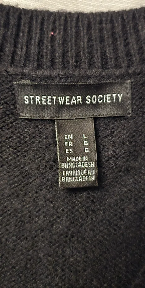 Womens Houndstooth Sweater Vest! - Size L image indicator(5)