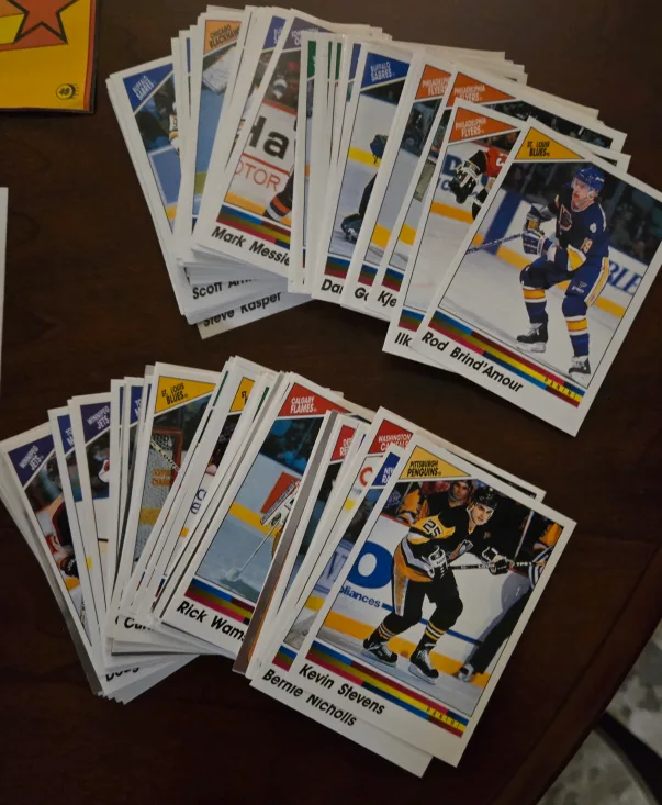 1990-91 Panini Hockey Sticker Albums Plus. image indicator(7)