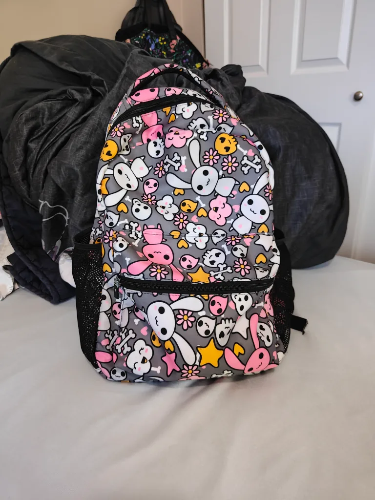 Kawaii Bunny Backpack and Cinnamoroll Lunch Bag Set 💖🧡 image indicator(2)