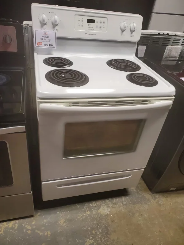 Frigidaire Coil Top Stove - White thumbnail