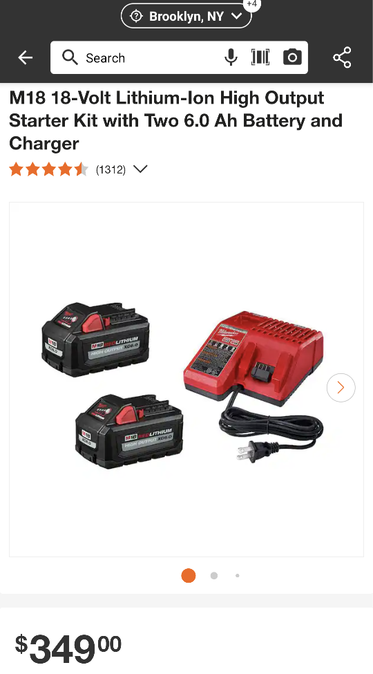 M18 Milwaukee 3 PACK Lithium Power Starter Kit - photo 2