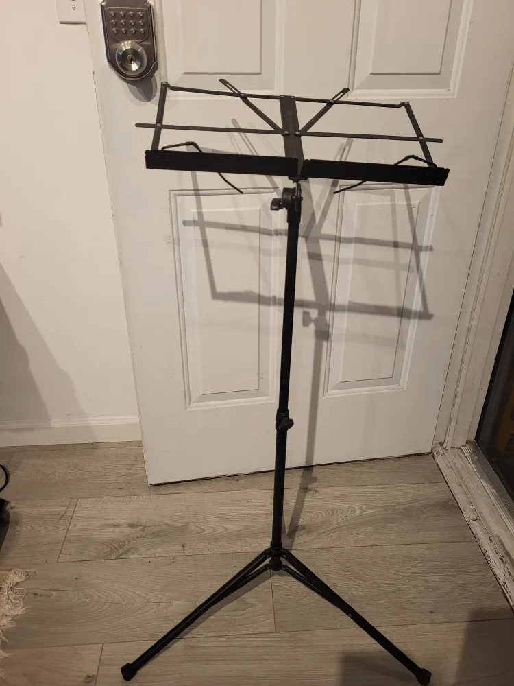 Black Music Sheet Stand thumbnail