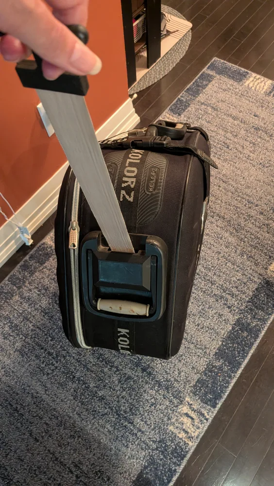 Kolorz Black Fabric Pull Luggage Suitcase thumbnail