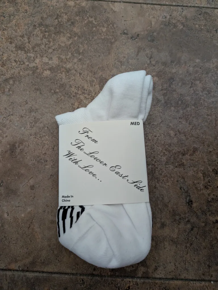 Sweetfeet White Socks Sweetfeet Athleisure Socks Gym Socks image indicator(2)