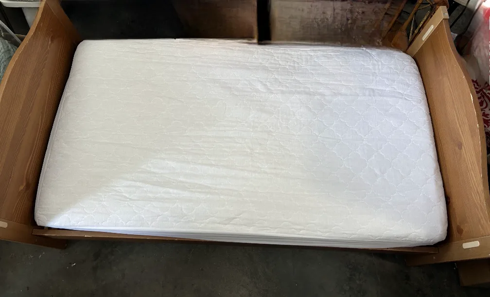 Wooden Toddler Bed with Mattress thumbnail