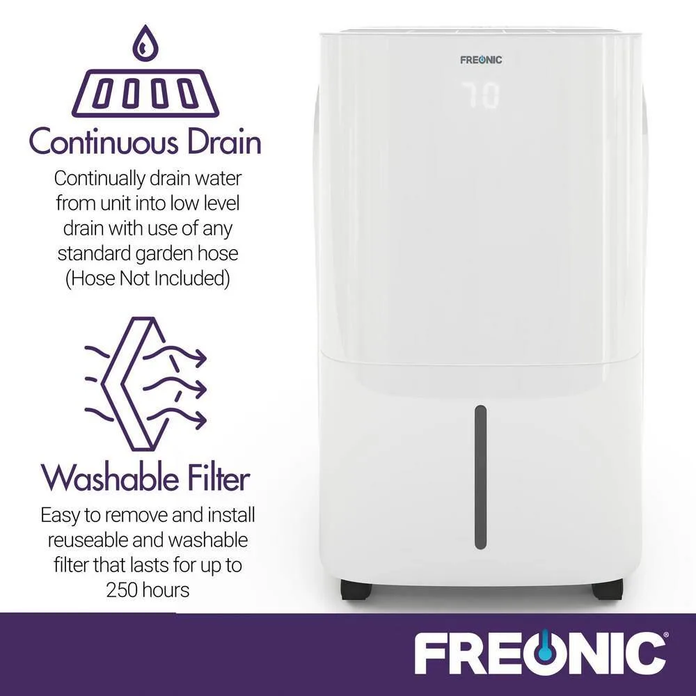 New Freonic Dehumidifier - 35 Pints, 3000 Sq Ft image indicator(7)