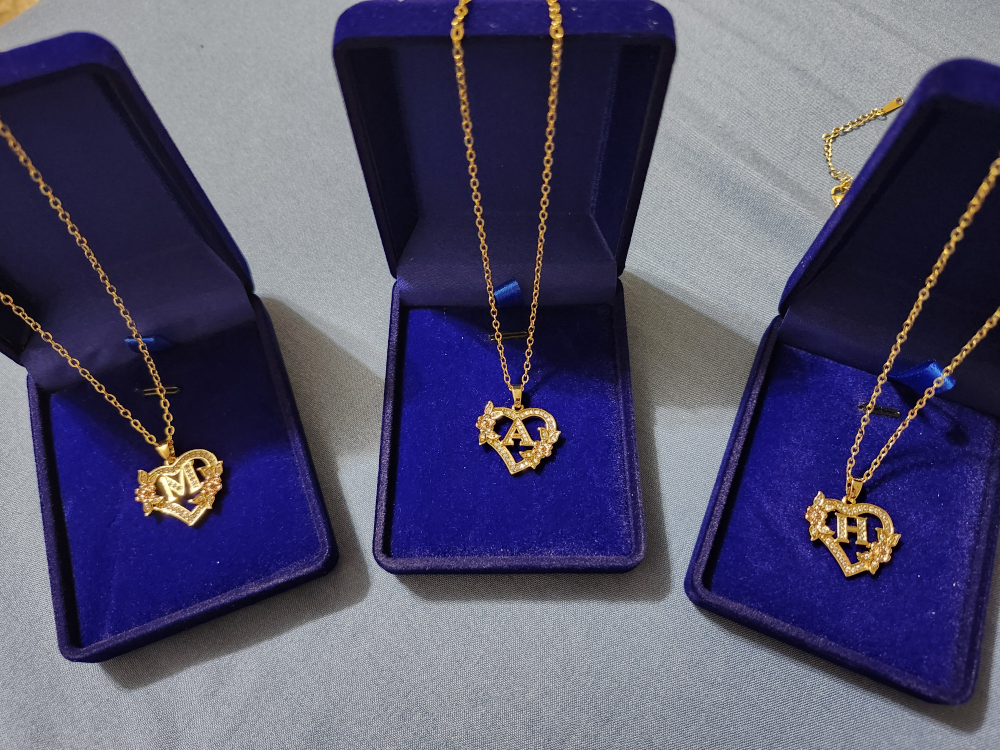 Heart Initial Necklace - photo 4