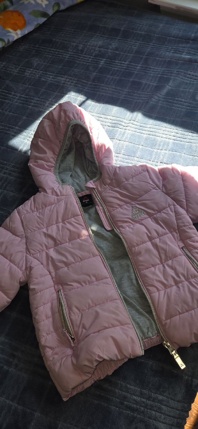 Pink Girl's Puffer Jacket