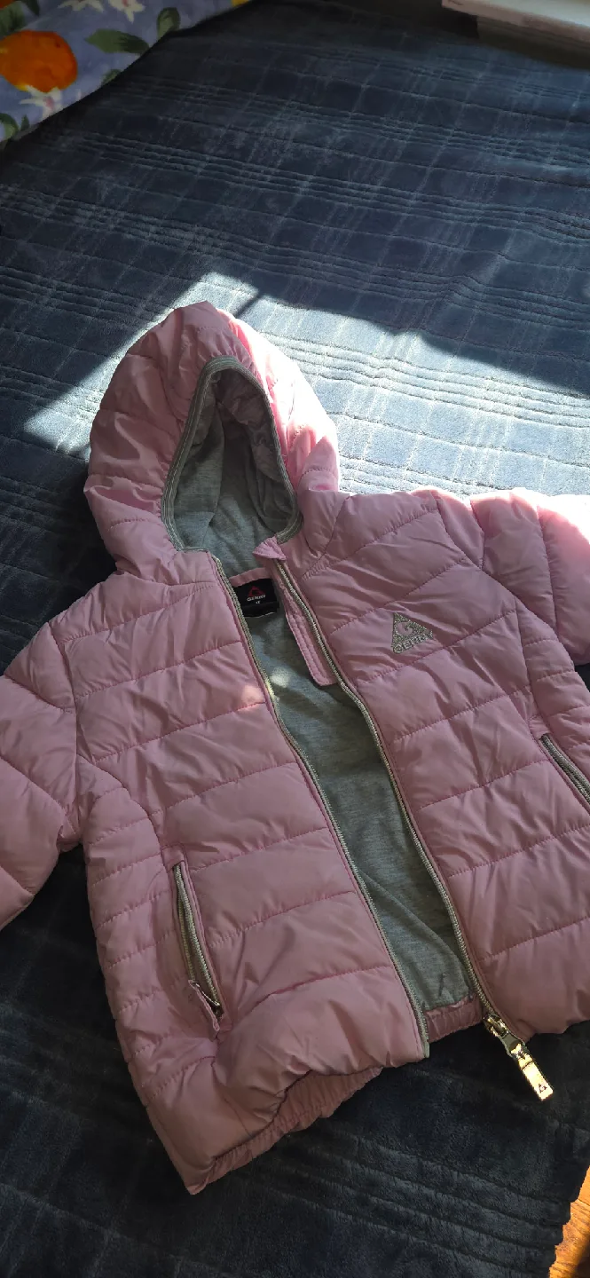 Pink Girl's Puffer Jacket thumbnail